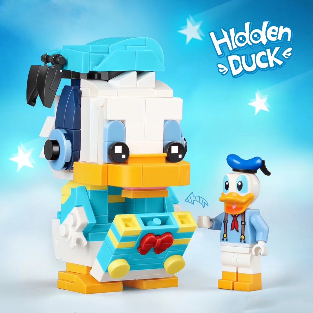 米奇唐老鸭散件12lozmoc01机甲