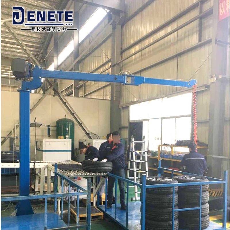 厂家直供折臂吊00kg智能折臂式起重平衡吊机移动式立柱悬臂吊