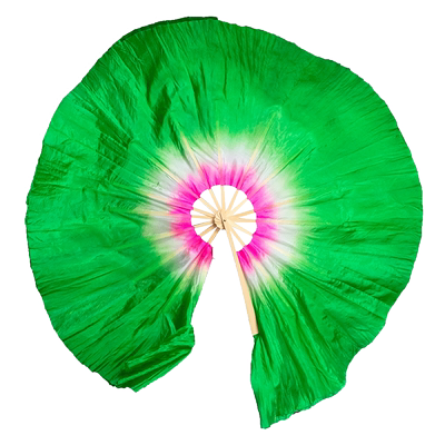 微山湖舞蹈扇子真丝舞蹈扇