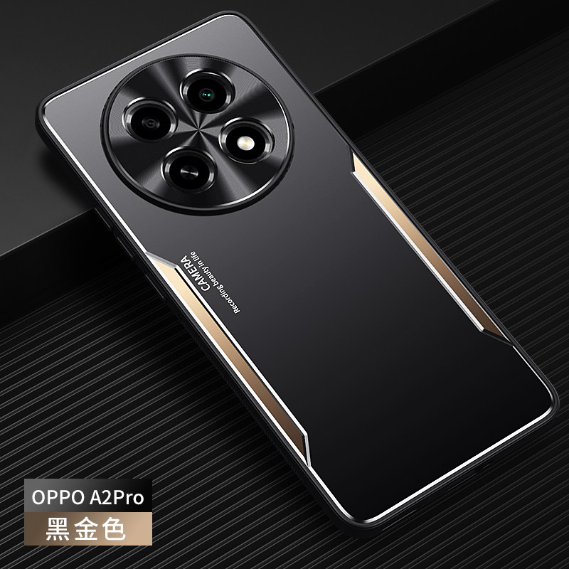 适用于OPPOA2Pro手机壳opa2por曲屏型号PJG110保护套0pp0金属背板opp0防摔0ppo商务opoa男女oopoa外壳opopA2p
