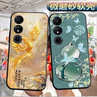 适用于华为荣耀畅玩40手机壳畅玩40磨砂HONOR 畅玩4o软壳WDY-AN00个性荣誉畅玩40。创意WDY-ANo0软胶防摔男女