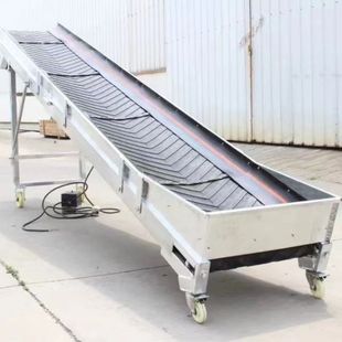 家用小型输送机折叠传送带装粮装卸货神器草料上料爬坡移动输送带