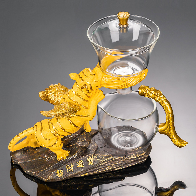 如虎添翼陶瓷虎年茶具
