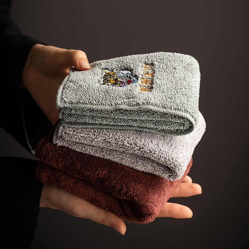 茶巾加厚毛绒棉麻吸水茶具