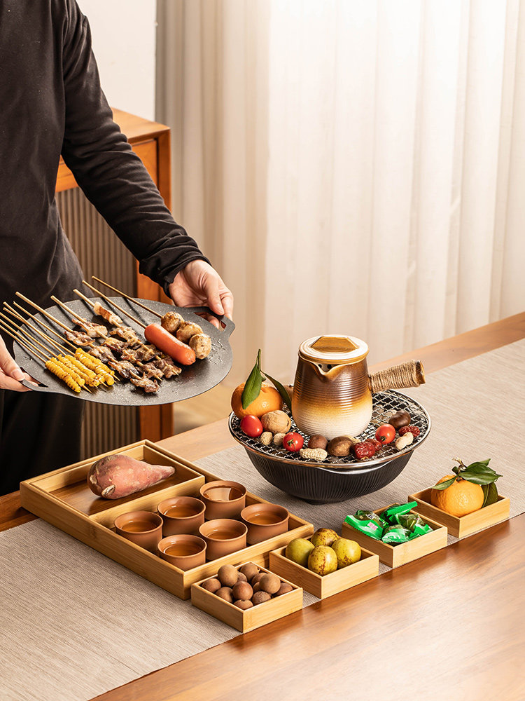 采购产品冬季制茶炉,家用室内电炉,全套罐子,奶茶壶配件