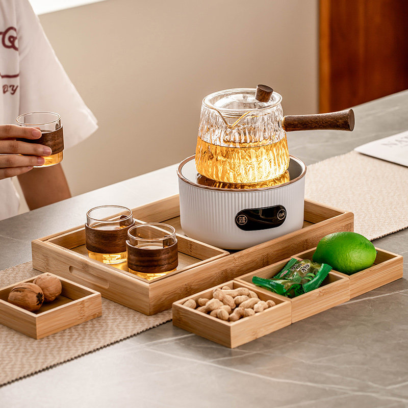 电陶炉煮茶器小型玻璃烧水壶家用迷你蒸煮茶炉2026新款煮茶壶套装