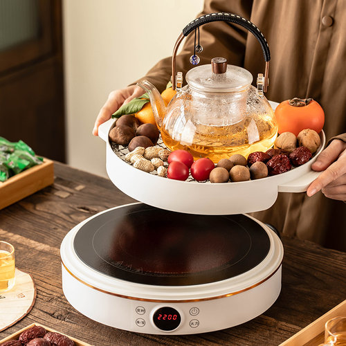 匠序电陶炉煮茶器玻璃烧水养生壶