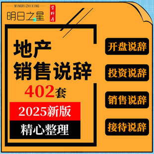 房地产项目开盘认筹投资分析样板间车位邀约接待电话回访百问说辞