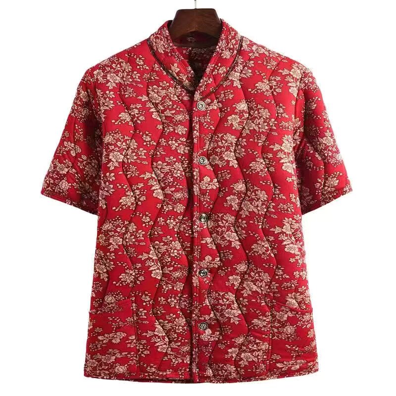中老年女装加厚加绒棉衣妈妈宽松冬装中袖棉服婆婆秋冬季保暖外套
