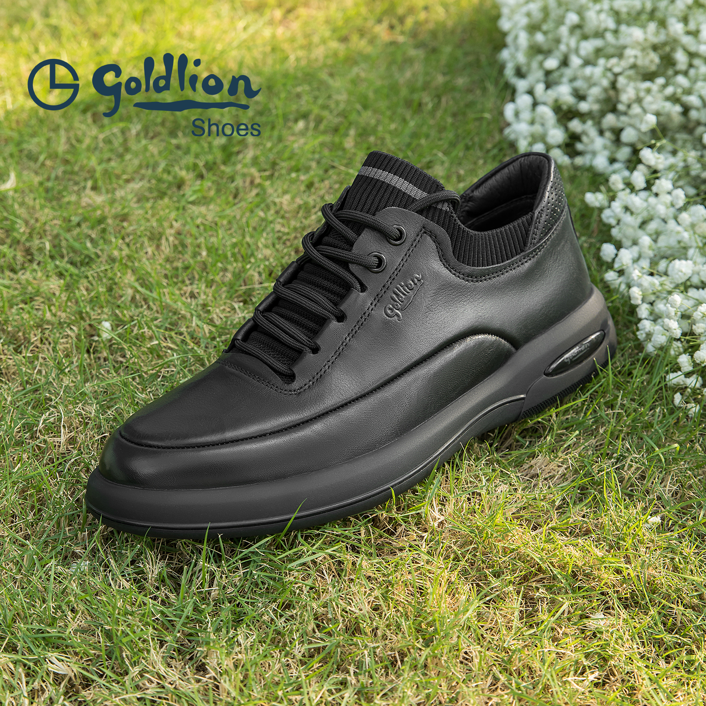 商务休闲鞋软底运动皮鞋男士