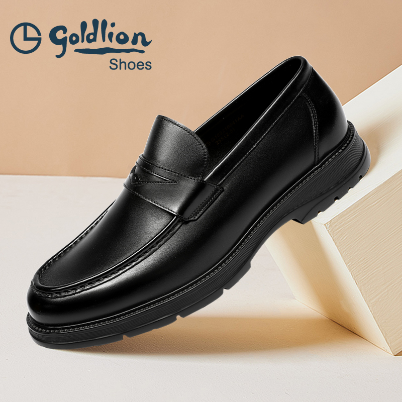 金利来2024秋季新款厚底乐福鞋