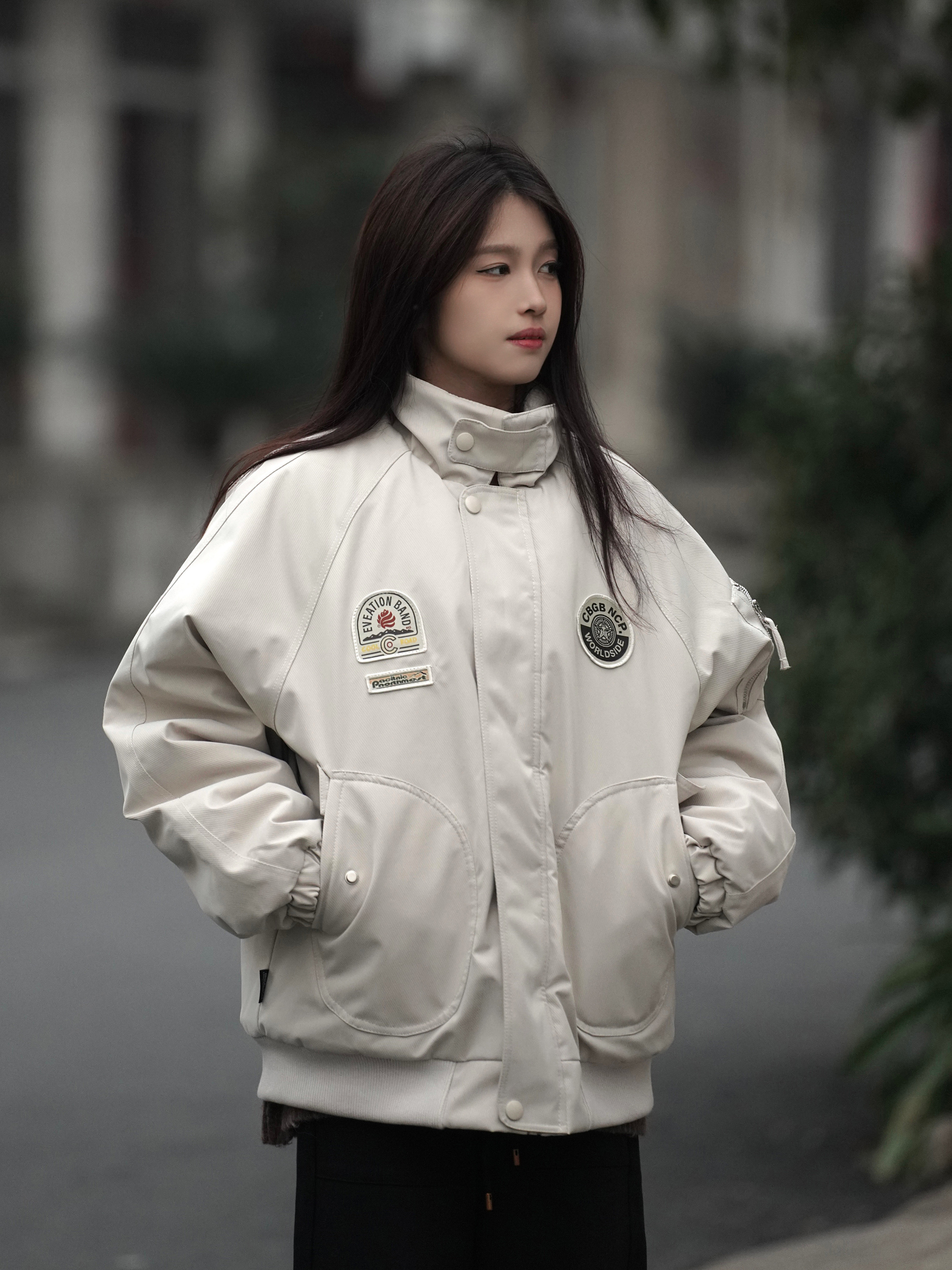日系工装常规潮牌复古棉服