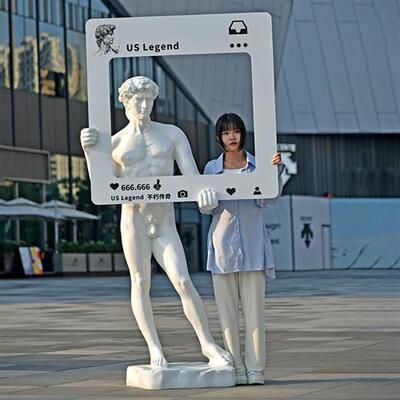 思考者维纳斯大卫欧式雕像玻璃钢雕塑美术学院会所落地装饰大摆件