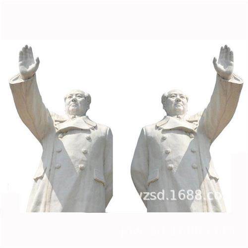 古代石刻人像雕塑报价墓地武将石雕汉白玉现代人物石像图片