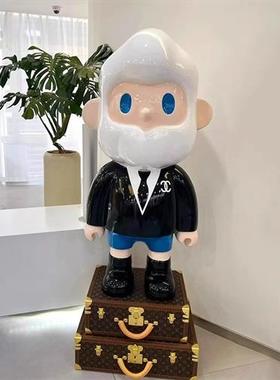 famerbob招财猫雕塑门店开业家居客厅现代装饰落地大摆件网红手办