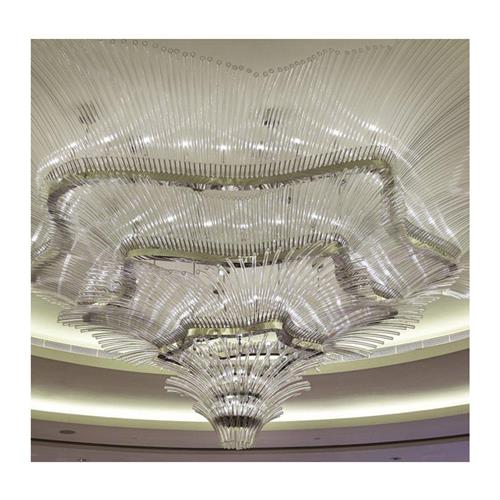 非标水晶工程灯酒店大堂商场售楼部沙盘灯小红书款造型艺术灯