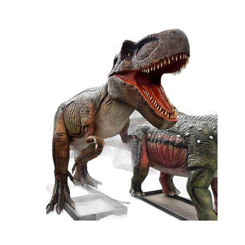 大型仿真恐龙霸王龙模型逼真电动恐龙硅胶软体商场景区展览