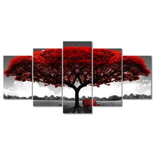 北欧客厅装饰画无框帆布挂画芯打印海报动漫家居背景墙壁画