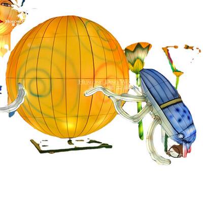 仿真动物昆虫彩灯灯组景区商场夜游项目产品引流美陈手工制作