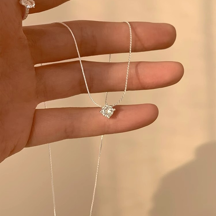赵露思同款四爪小钻项链