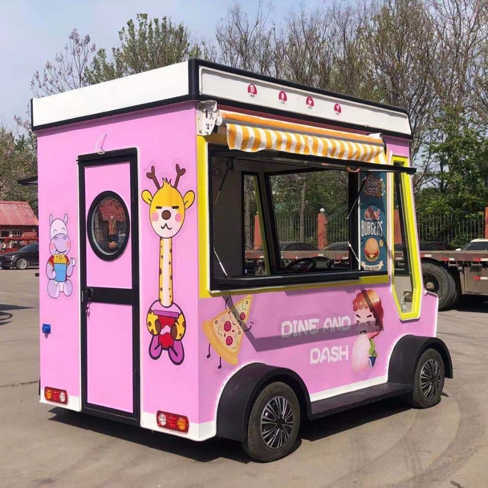 2019串串香熟食凉菜快餐小吃车摆摊多功能餐车炸串关东煮移动摆摊