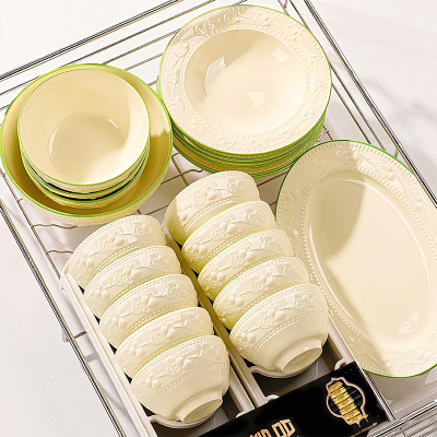 2025新款高颜值釉下彩餐具套装