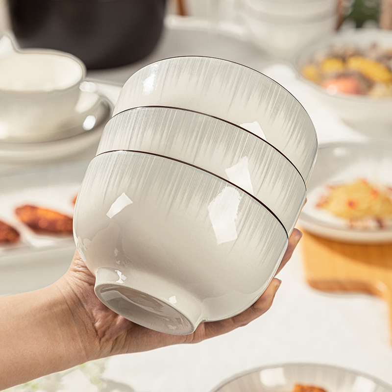 2025新款高颜值釉下彩餐具碗盘勺