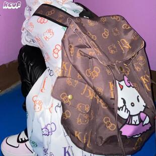 背包 KCUF 凯蒂猫儿helloo kitty 大容量 中性学生书包卡通双肩包