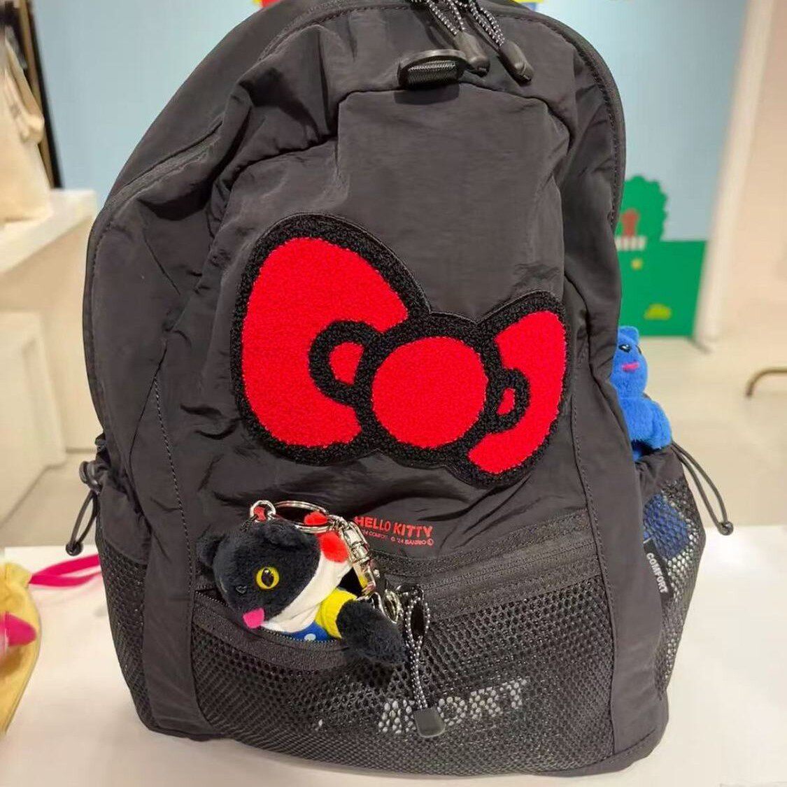 可爱凯蒂猫HelloKitty双肩包书包女初中生大学生大容量背包ins风