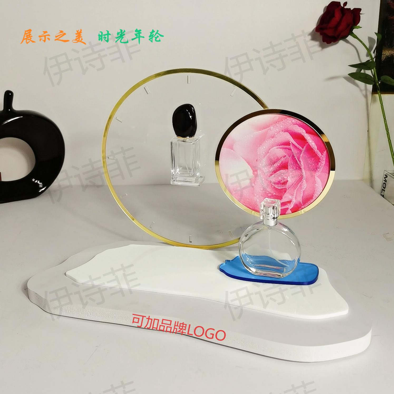 化妆品展台美妆展架网红展示台