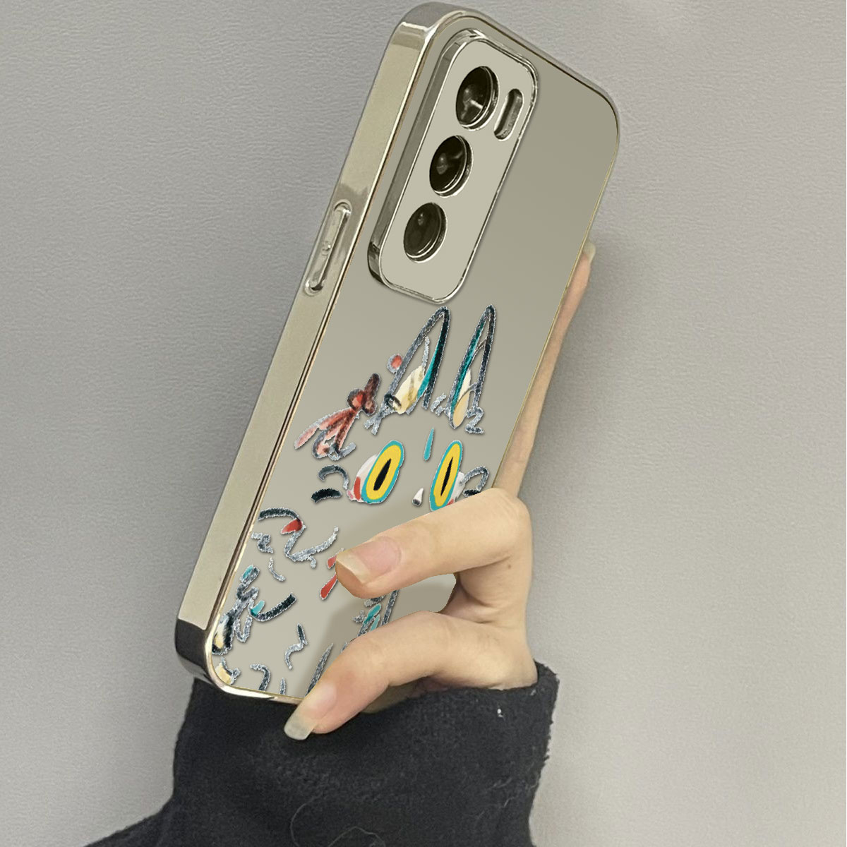 opporeno12镜面时尚手机壳