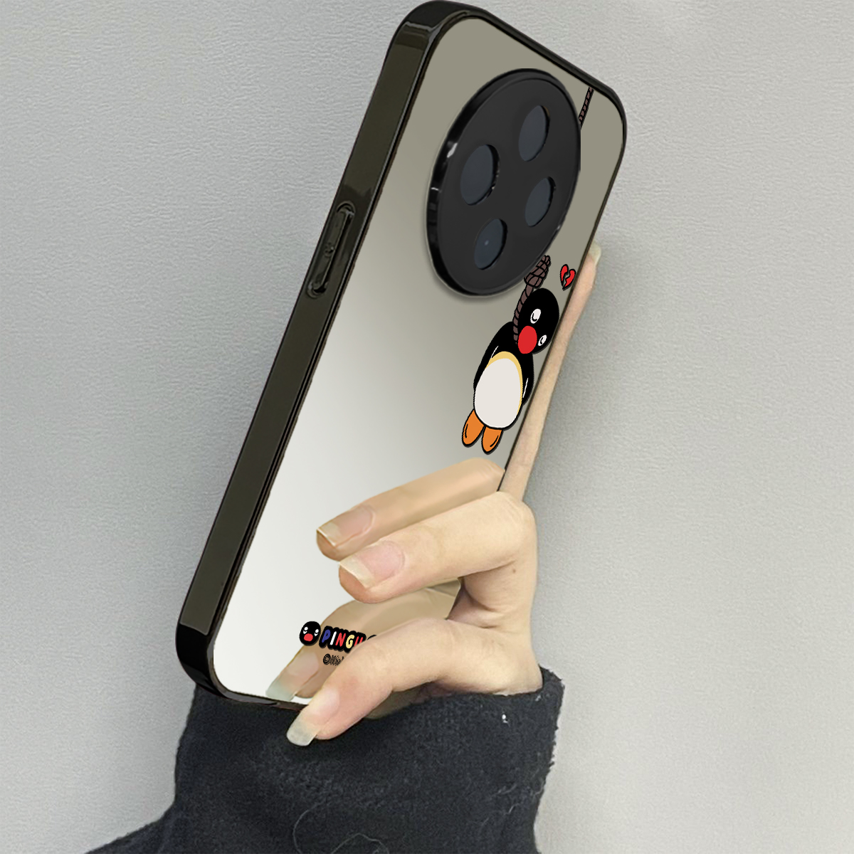 企鹅小熊适用oppoa5pro手机壳a3a2新款a1a55a56a57a58a72a93防摔a53s男一加ace5女款2v13情侣oneplus12套11