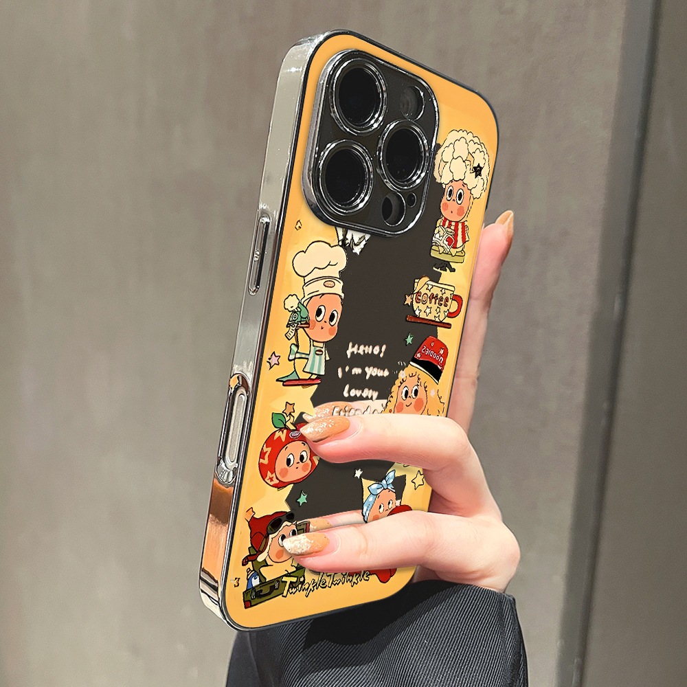 厨师小人适用opporeno14手机壳reno13新款12oppofindx8x6x7ultra6防摔5k10pro+9男8女款7情侣3k12x套oppok9s