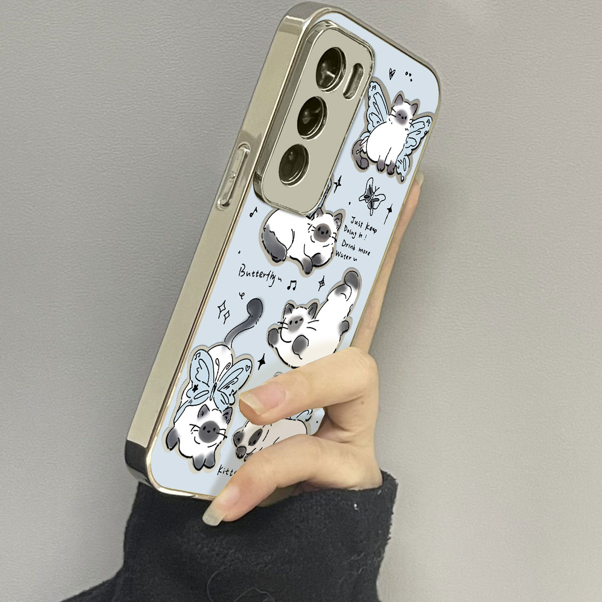 opporeno12镜面新款手机壳