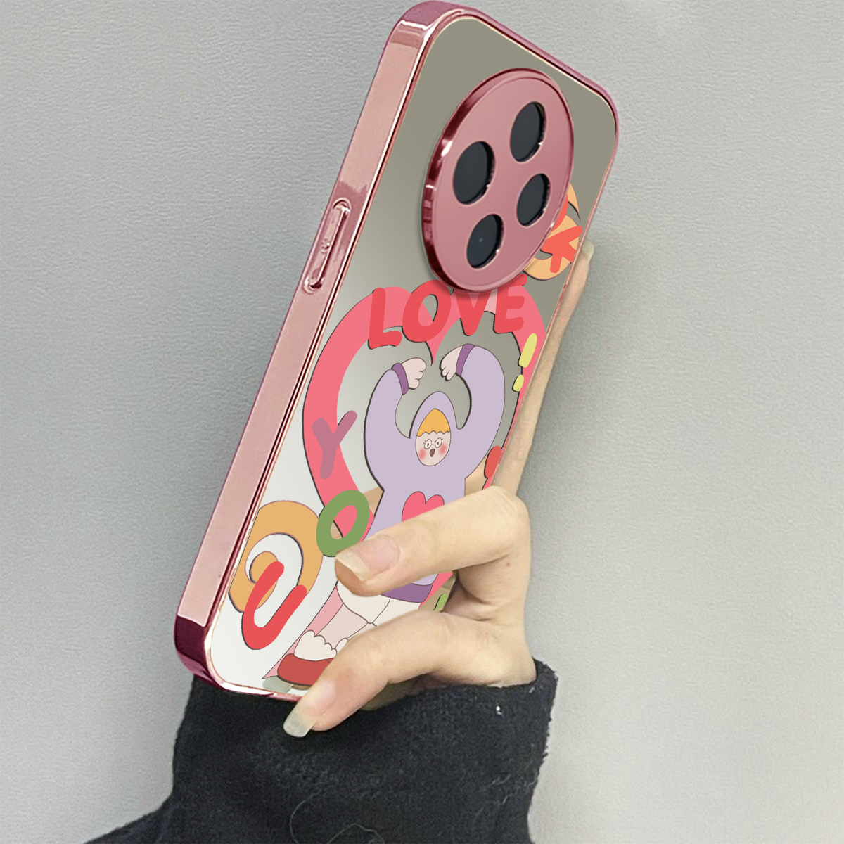 比心表白适用oppoa5pro手机壳a3a2新款a1a55a56a57a58a72a93防摔a53s男一加ace5女款2v13情侣oneplus12套11