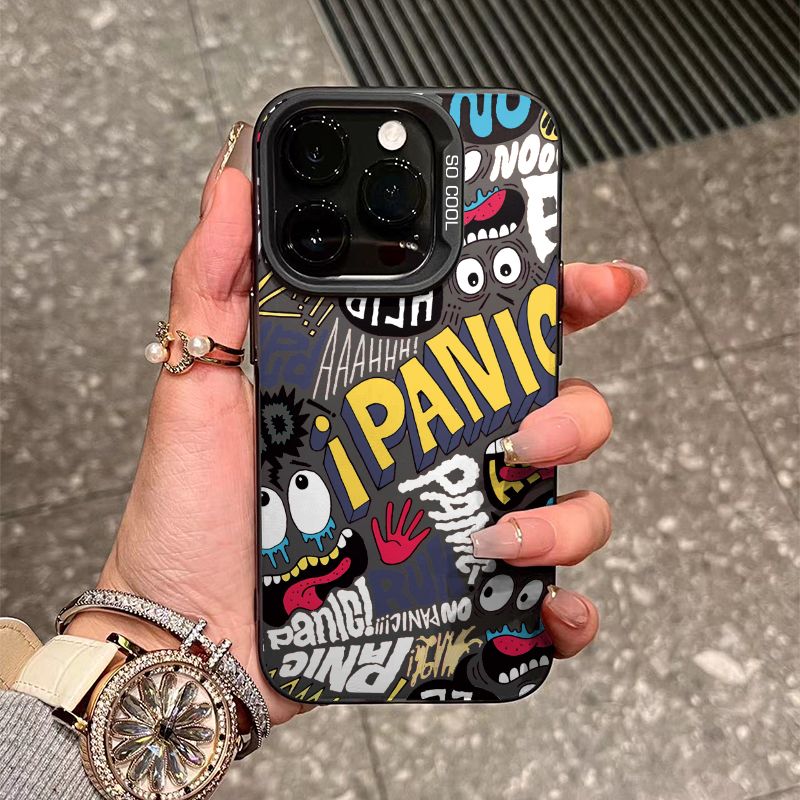 荣耀100新款防摔手机壳街头壁画