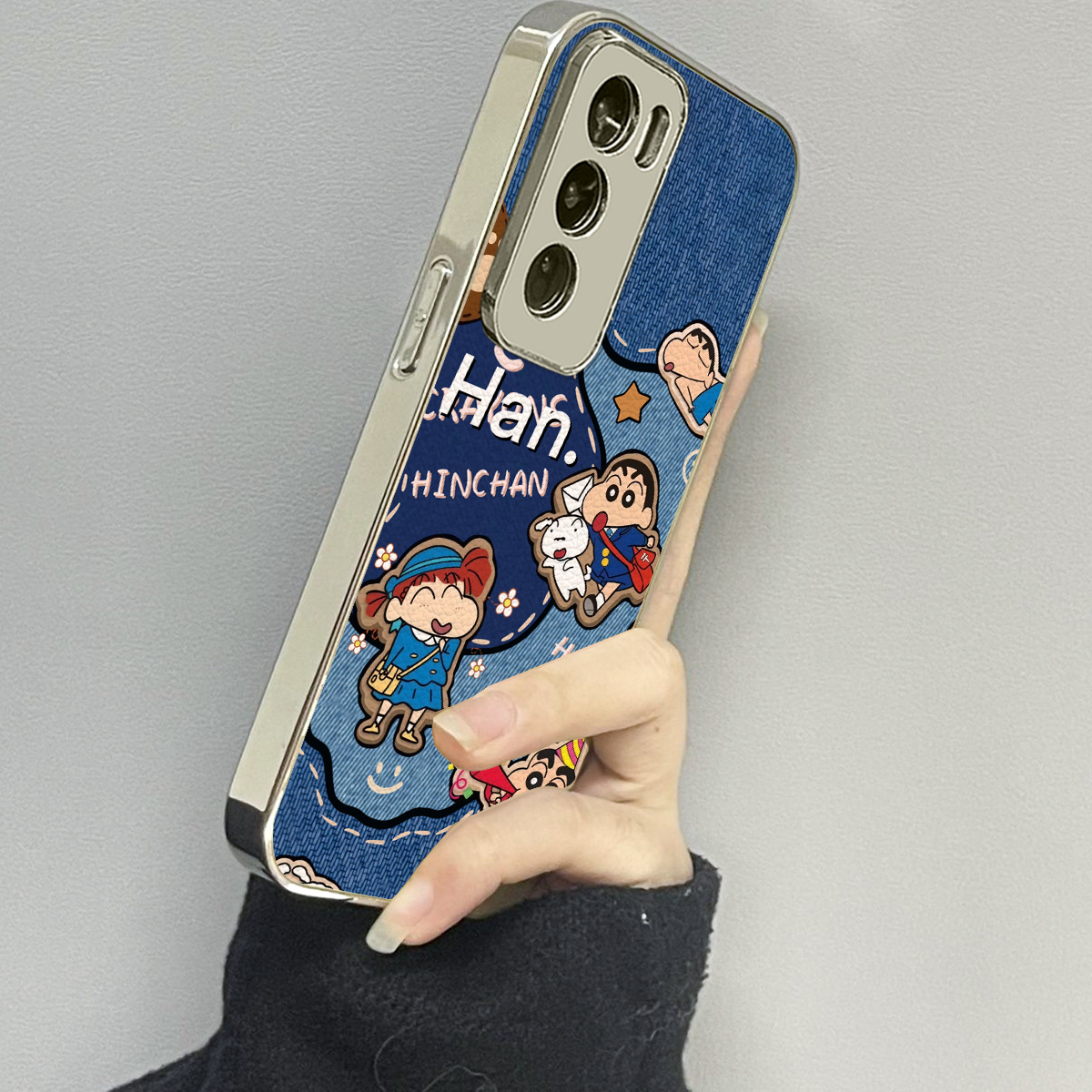 opporeno12手机壳皮质新款