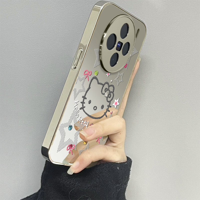 钻石KT猫适用vivox200promini手机壳x100ultra新款90s80至尊版70pro12男60vivos20s19女款17t15情侣18e16套10