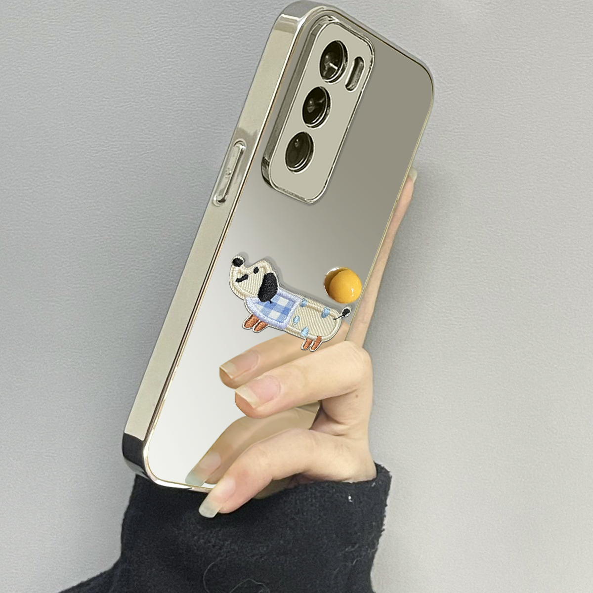 opporeno12镜面新款手机壳