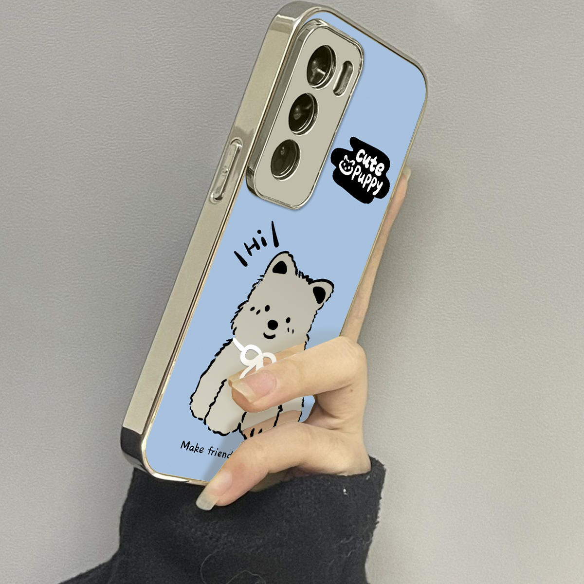 opporeno12镜面个性手机壳