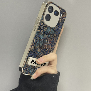 复古图腾适用vivoiqoo13手机壳11iqoo12新款10iqooneo9neo8pro男iqoou3x7se女款6情侣iqooz3z5x套z8x9turbo