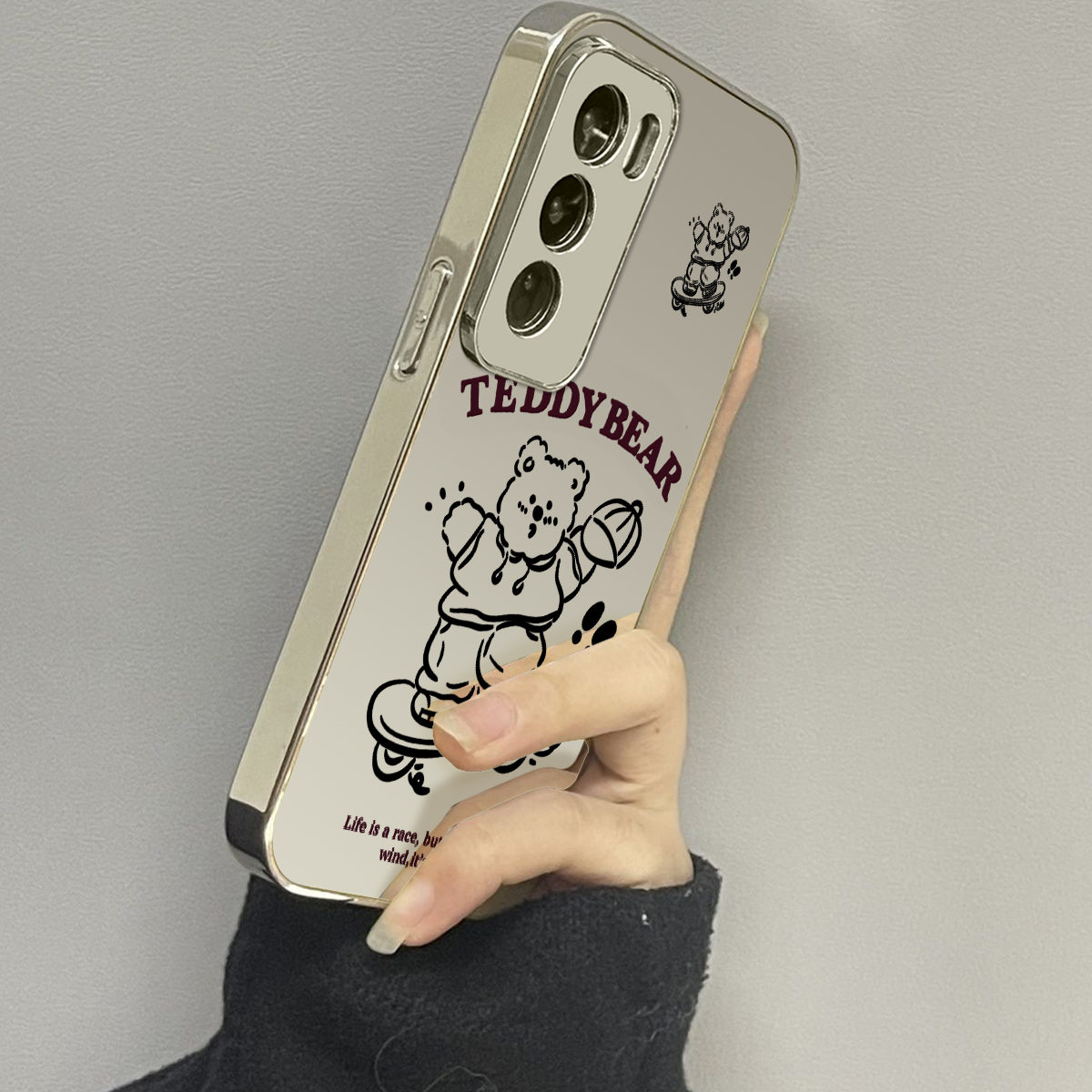 opporeno12镜面新款手机壳