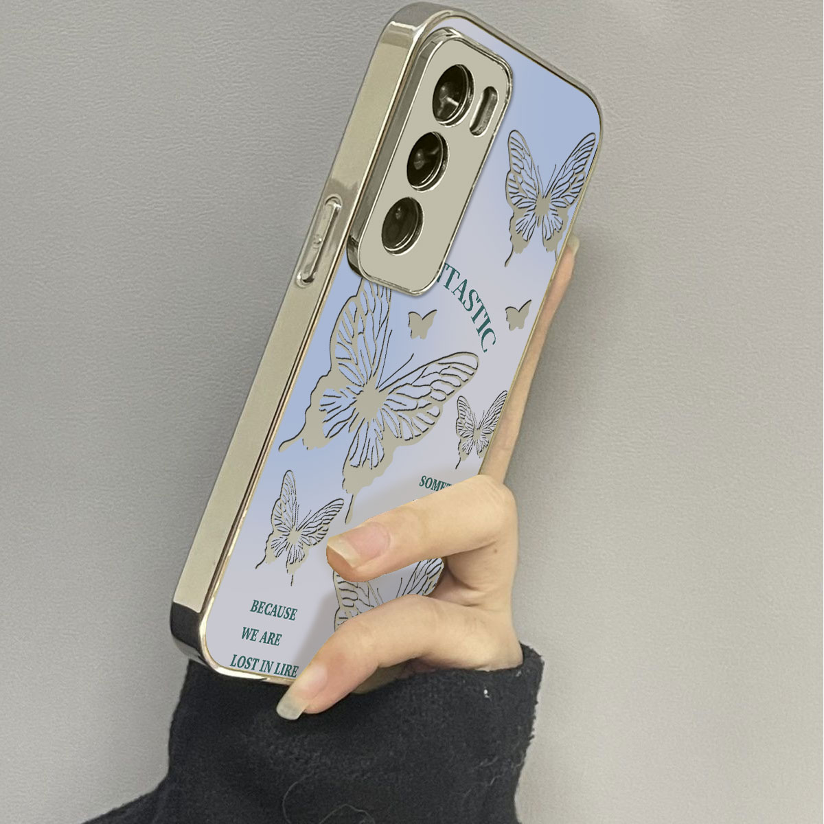 opporeno12镜面时尚手机壳