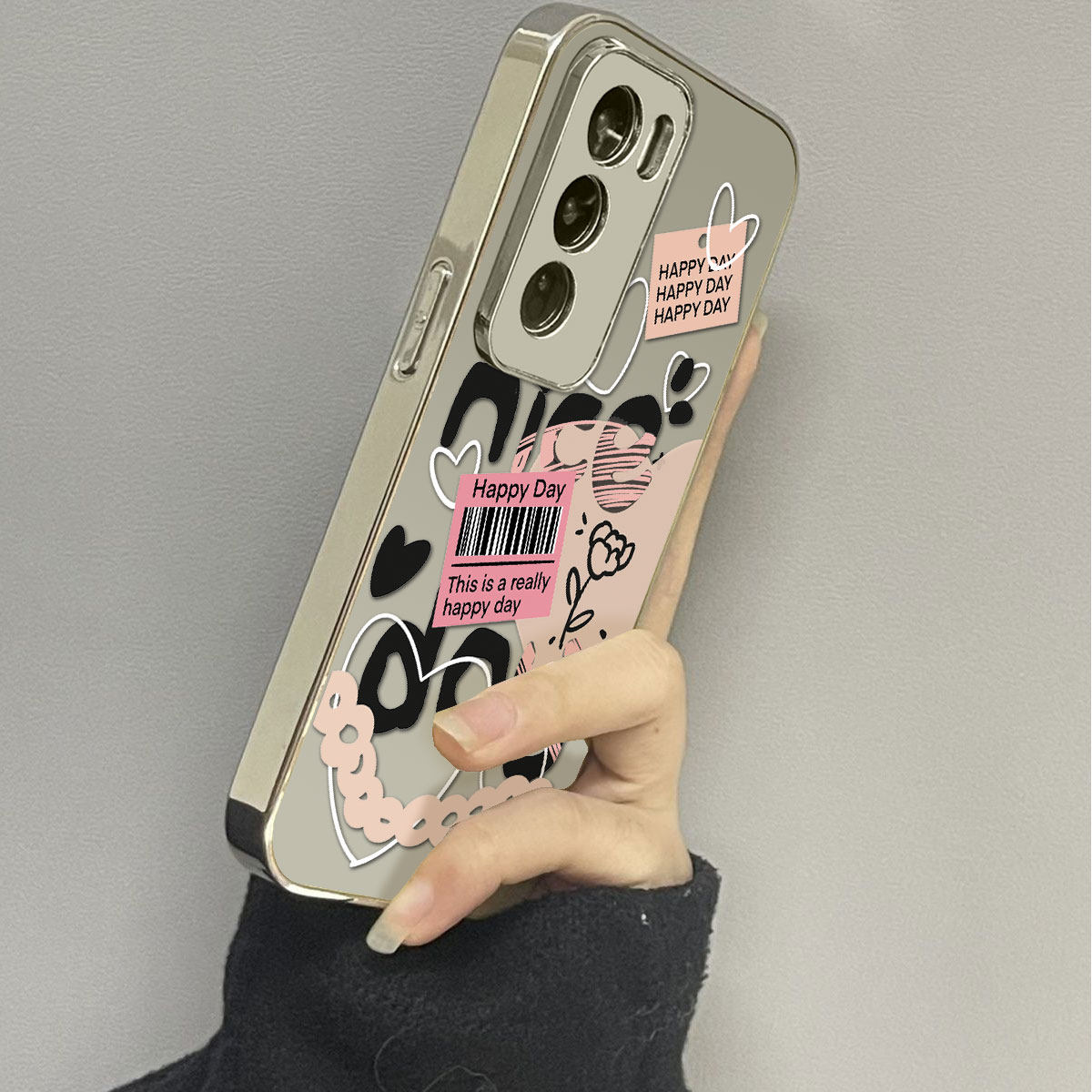 opporeno12镜面个性手机壳