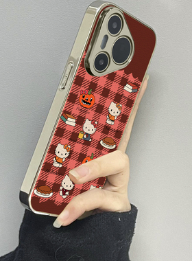 红色kt猫适用华为mate70pro手机壳pura70ultra新款mate60pro+p50e男mate30epro女款p40por情侣青春版p60art套