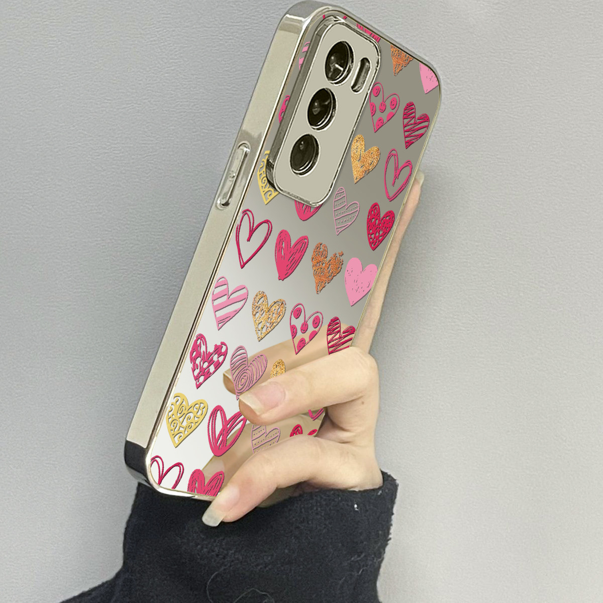 opporeno12镜面新款手机壳