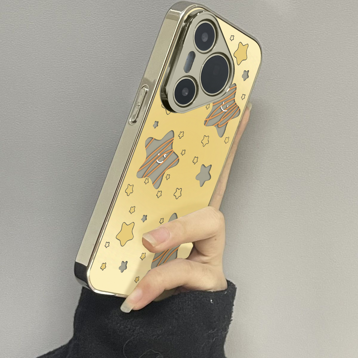 适用华为pura70pro镜面手机壳