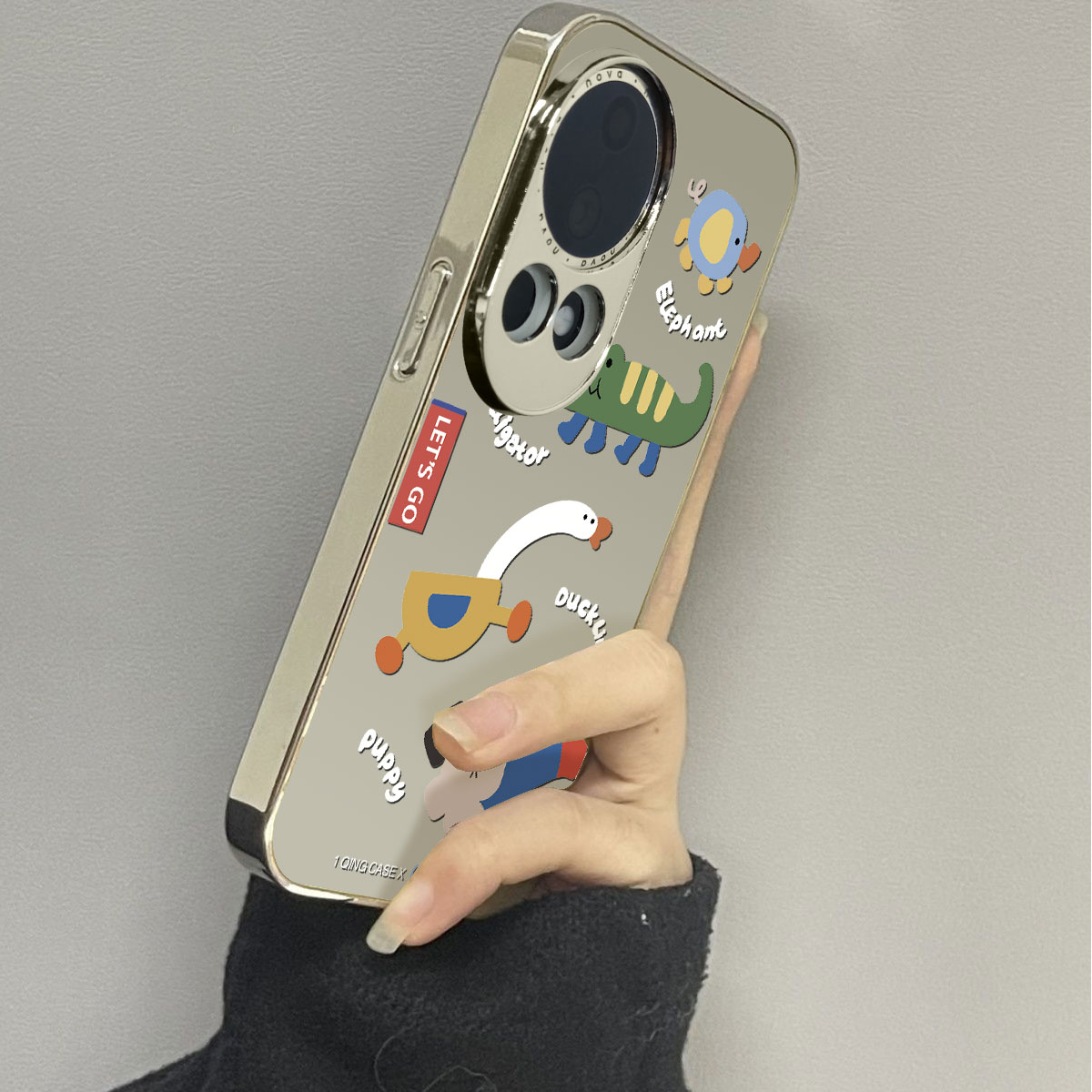 opporeno12镜面个性手机壳