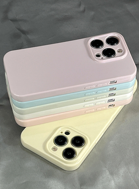 马卡龙色适用于苹果14手机壳iPhone13pro新款12promax菲林11全包边xs防摔xsmax硬壳xr男7女款8plus情侣15套x