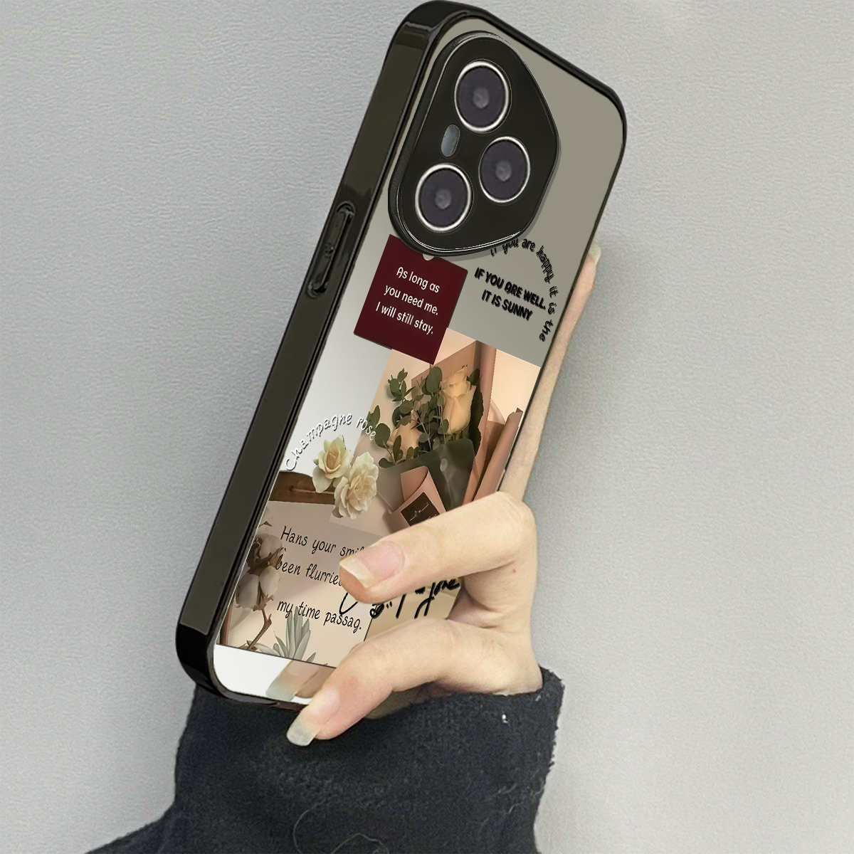 玫瑰花束适用荣耀400手机壳honor300新款200男90gt80女款100pro情侣60se魔术maigc6x40x50i+x60套4magic7pro5